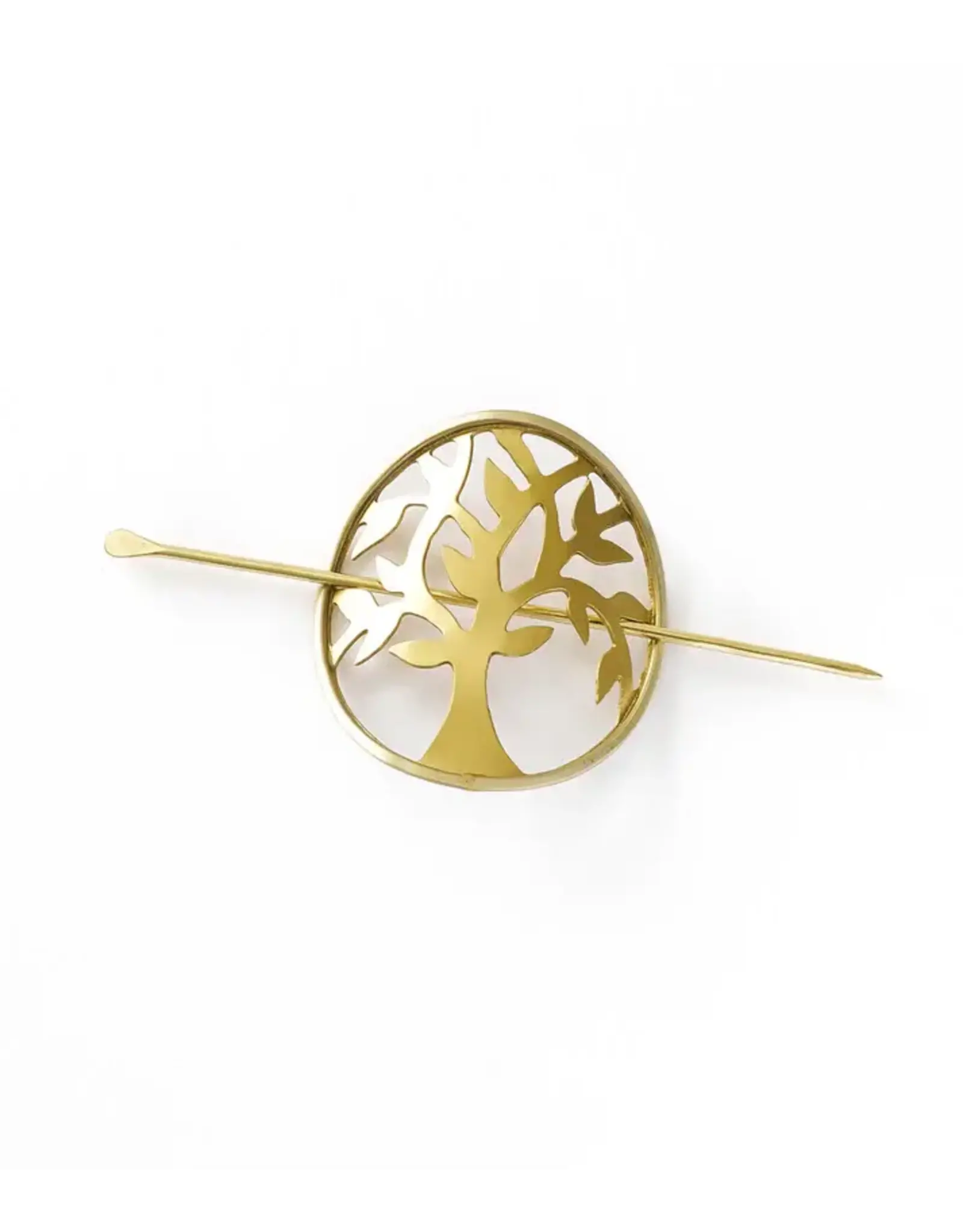 India Aranyani Tree of Life Hair Pin Slide w/ Stick