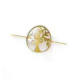 India Aranyani Tree of Life Hair Pin Slide w/ Stick