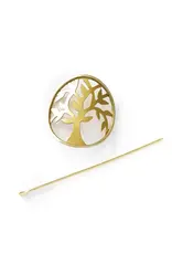 India Aranyani Tree of Life Hair Pin Slide w/ Stick