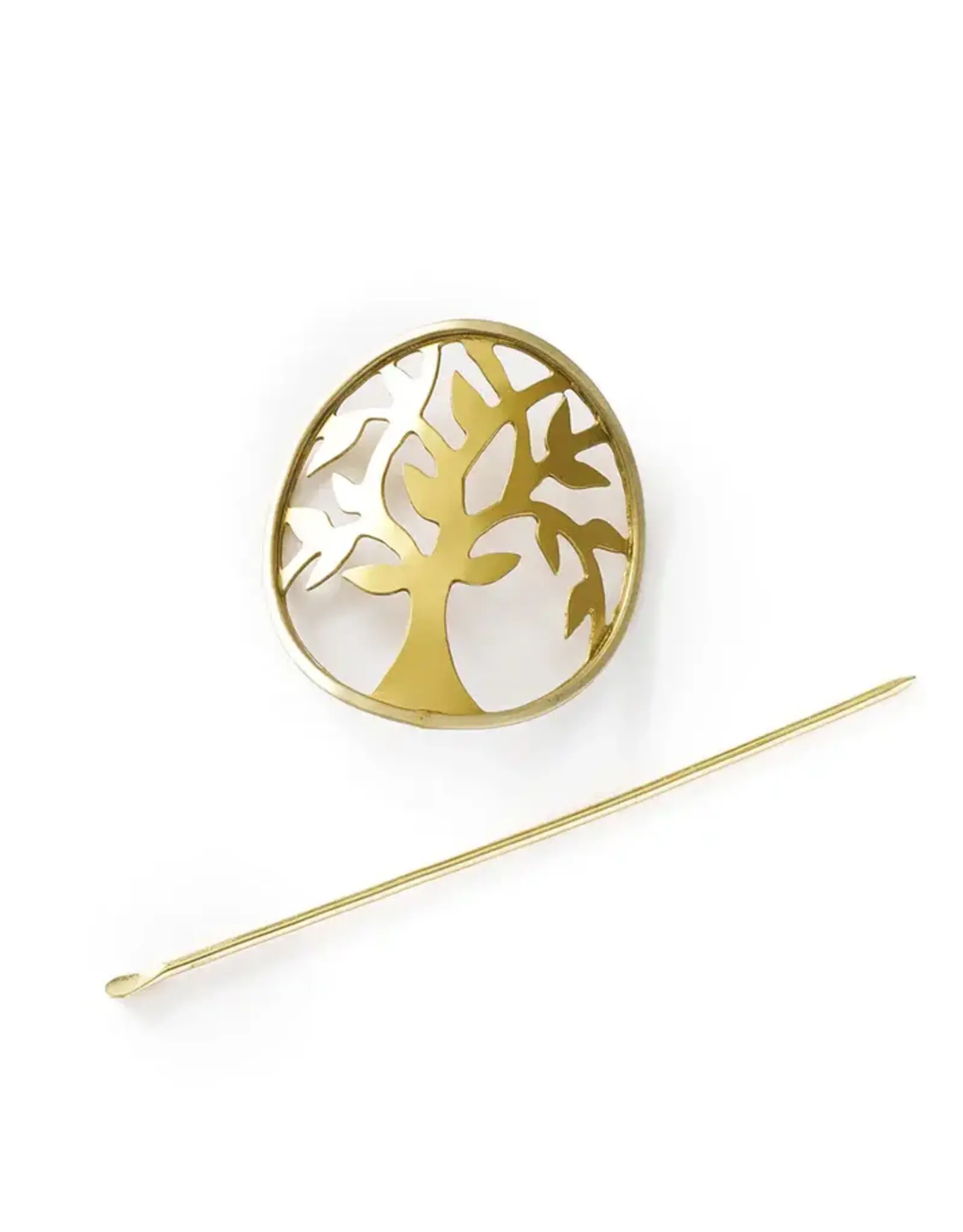 India Aranyani Tree of Life Hair Pin Slide w/ Stick