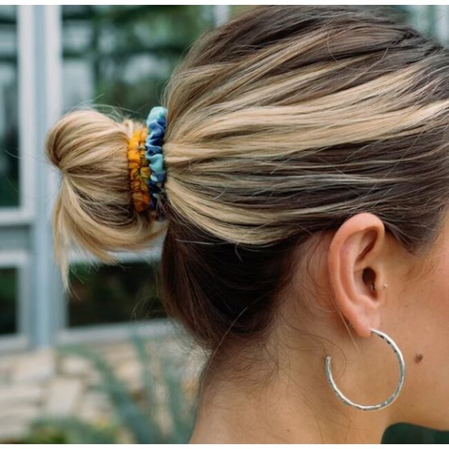 Priya Upcycled Sari Scrunchie/Bracelet - Set of 3