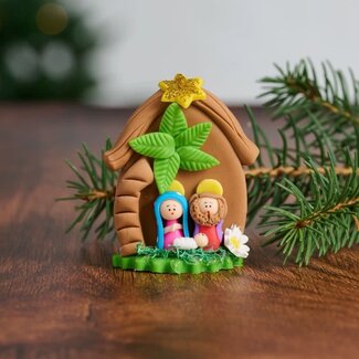 Ecuador Bread Dough Mini Nativity
