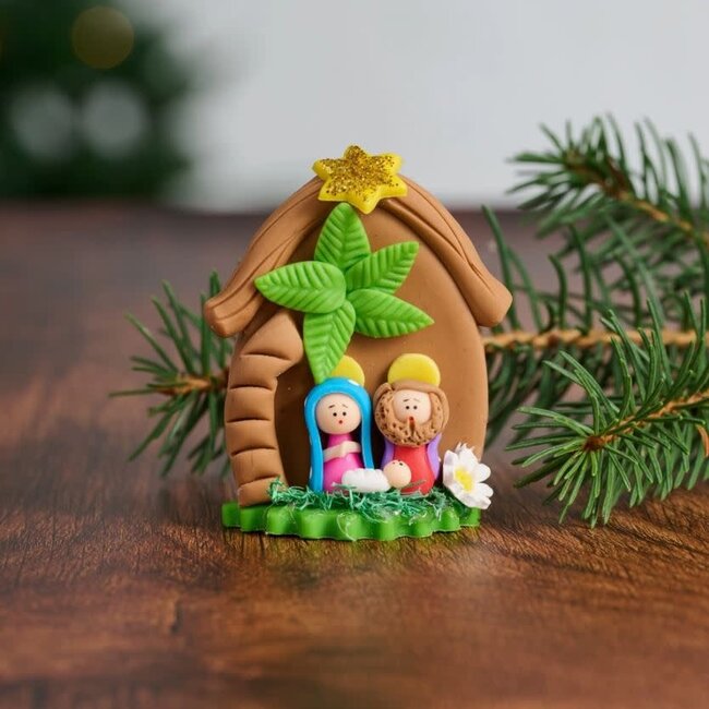 Bread Dough Mini Nativity