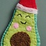 Felt Avocado Ornament