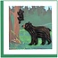 Vietnam Quilling Card - Black Bear & Cub