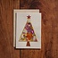 Pressed Flower Christmas Tree Card