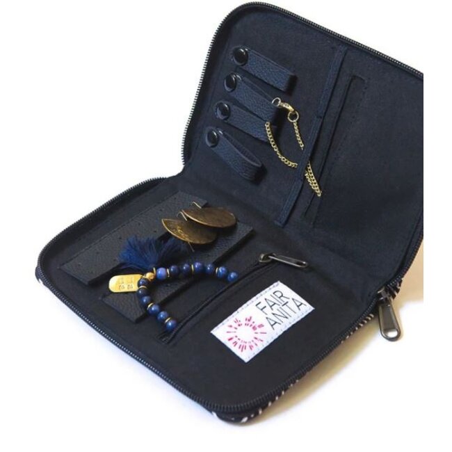 CLEARANCE Jewelry Travel Organizer - Ruby Poppy