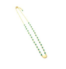 India Gladiolus Crystal Necklace, India