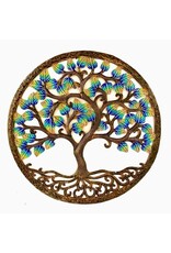 Haiti Royal Bronze Tree of Life Cut Metal, Haiti