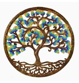 Haiti Royal Bronze Tree of Life Cut Metal, Haiti