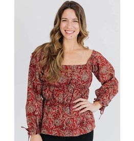 India Jules Top Red, India