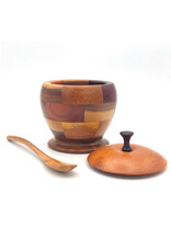 Nicaragua Tropical Hardwood Sugar Bowl, Nicaragua