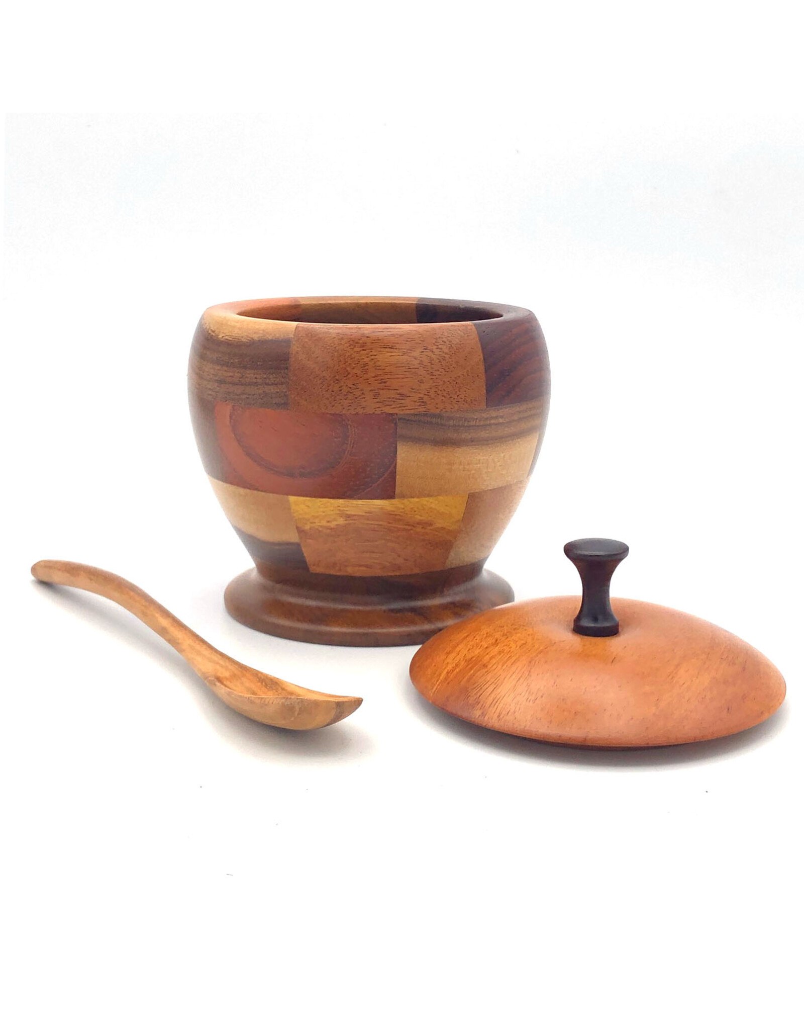 Nicaragua Tropical Hardwood Sugar Bowl, Nicaragua