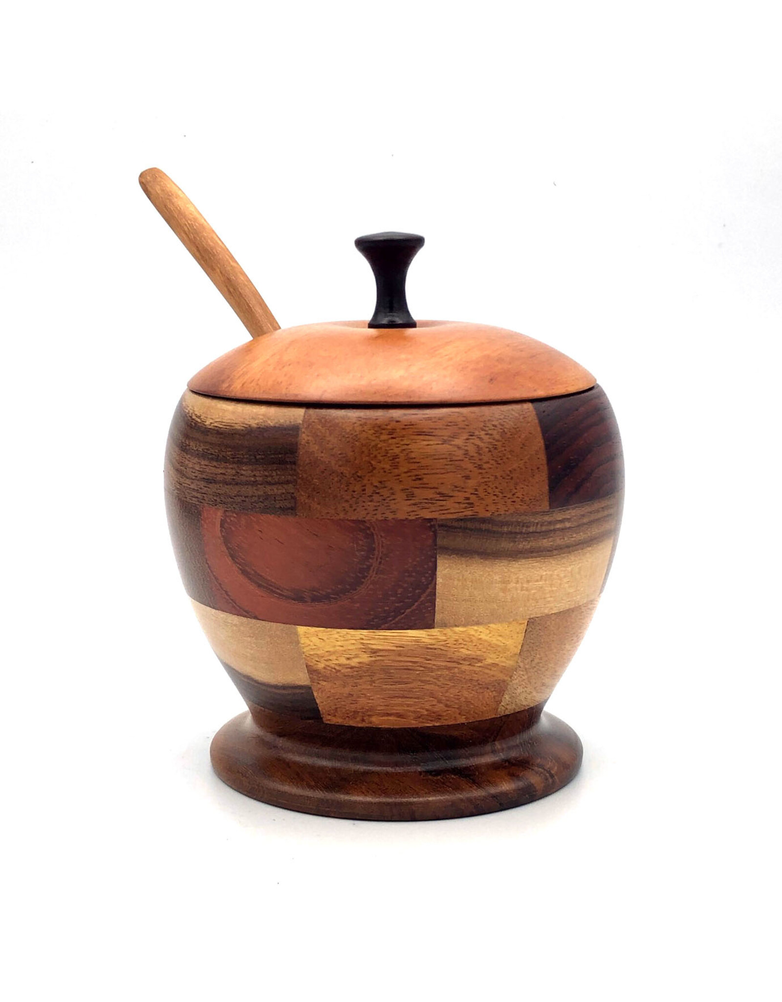 Nicaragua Tropical Hardwood Sugar Bowl, Nicaragua