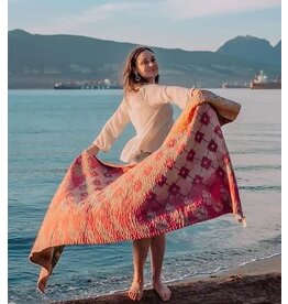 Bangladesh Upcycled Sari Throw (78x39)
