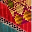 Upcycled Sari Throw (78x39)