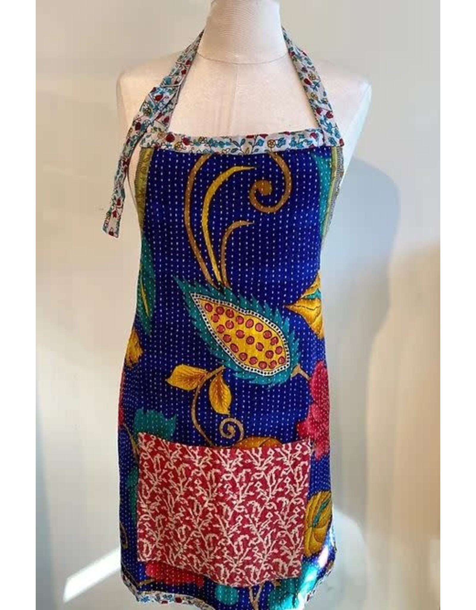 Bangladesh Upcycled Sari Apron, Bangladesh