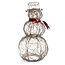 India Wire Snowman w/ Red Scarf