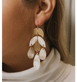 India Madhu Teardrop Chandelier Earrings, India