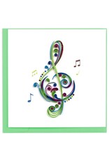 Vietnam Quilled Treble Clef Card, Vietnam