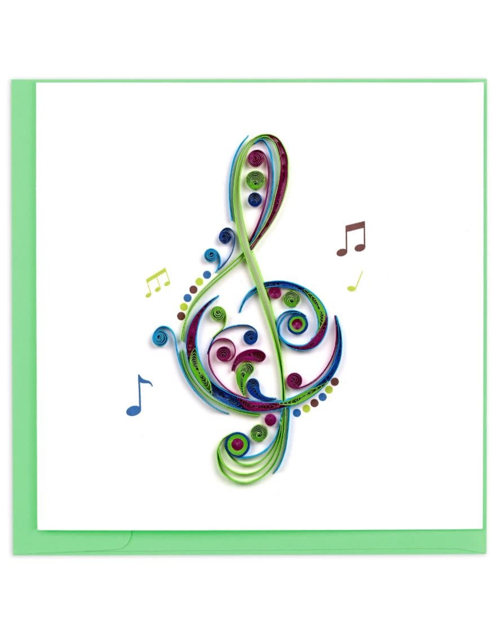 Vietnam Quilled Treble Clef Card, Vietnam