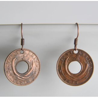 Uganda Coin Earrings