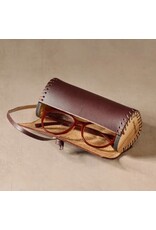 Palestine Asif Leather & Olive Wood Eyeglass Case, Palestine