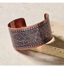 India Blue Paisley Cuff, India