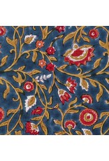 India Floral Blooms Tablecloth - Blue (60x90), India