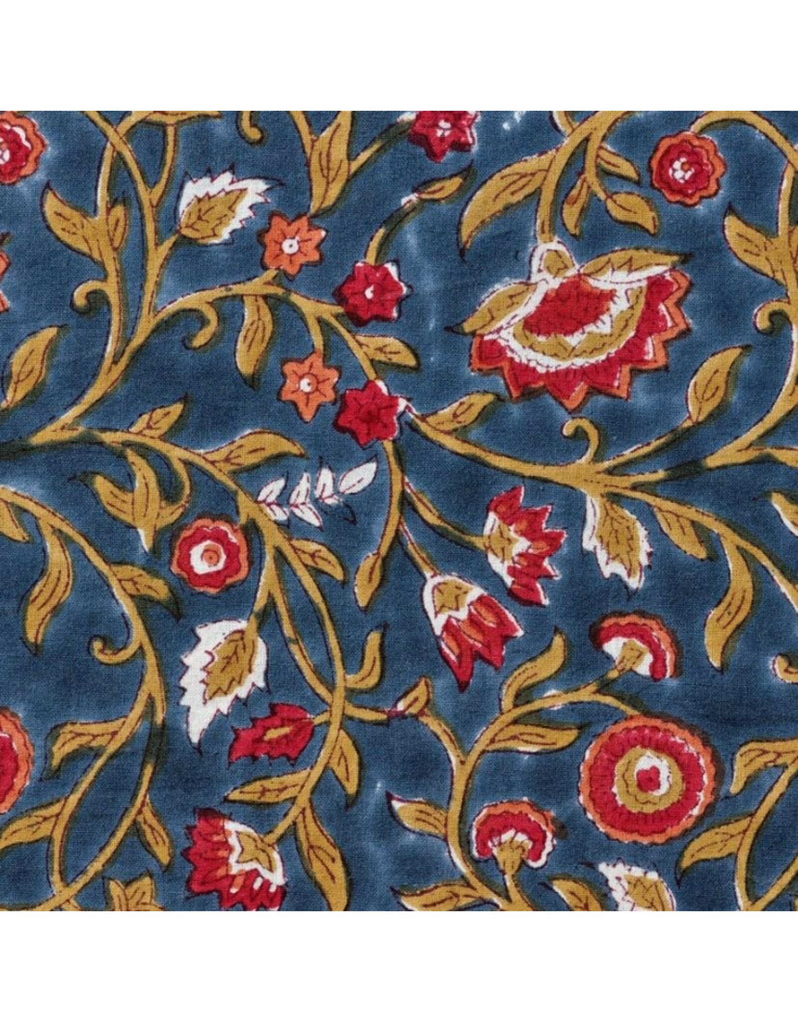 India Floral Blooms Tablecloth - Blue (60x90), India