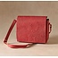 India Kohra Embossed Leather Crossbody Bag