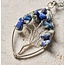 Lapis Tree Pendant Necklace
