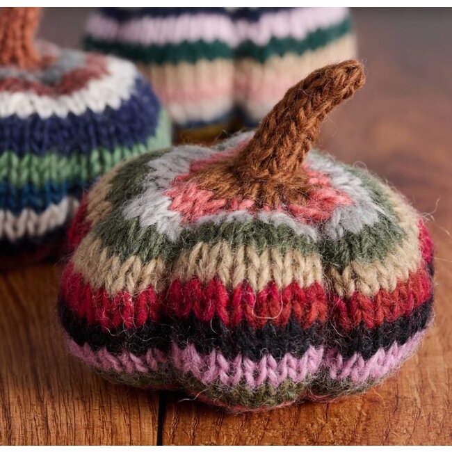 CLEARANCE Spices & Stripes Wool Pumpkin