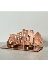 India Village Lights Iron Candleholder, India