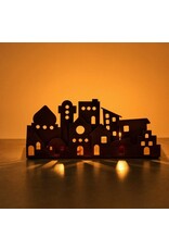 India Village Lights Iron Candleholder, India