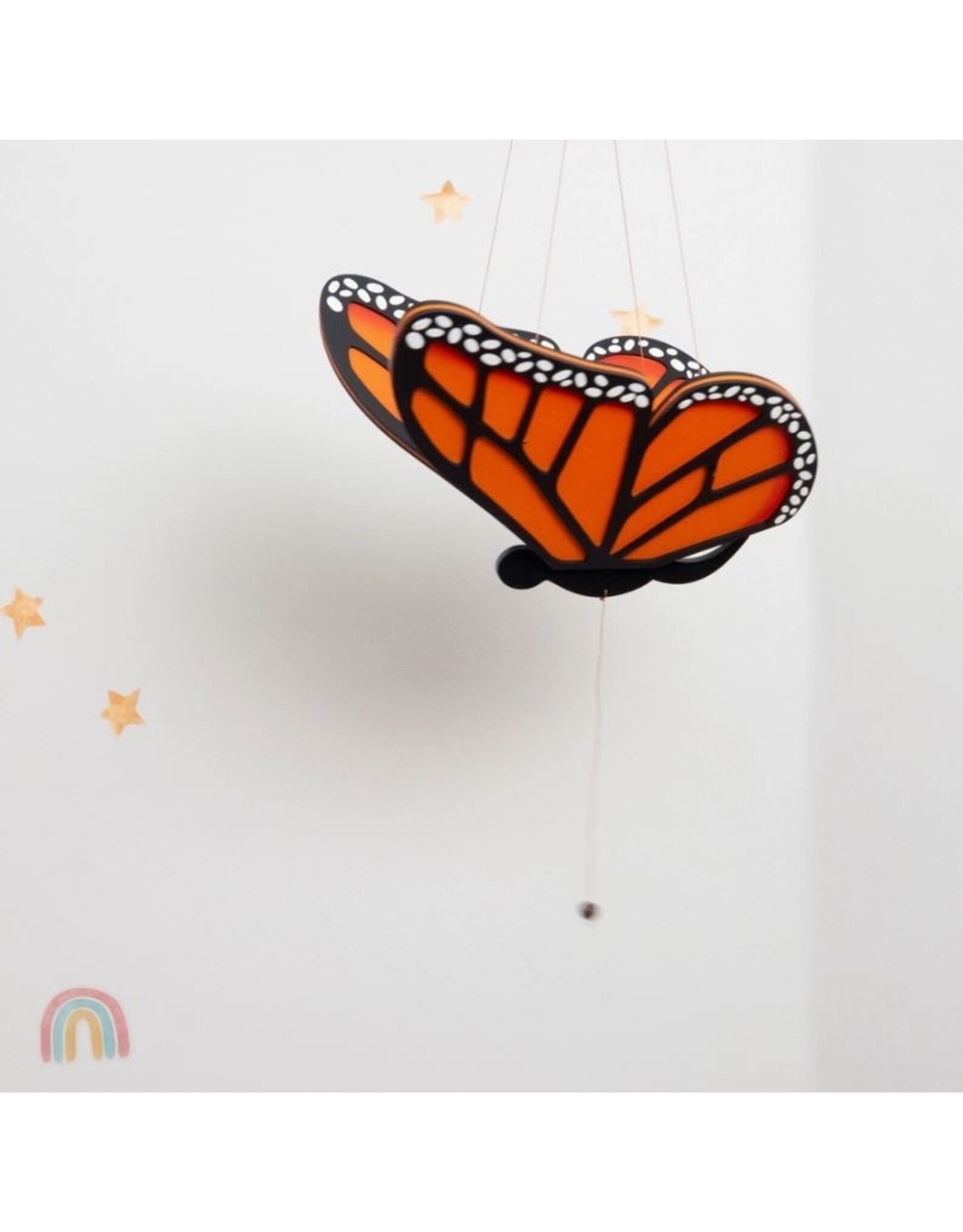 Colombia Monarch Butterfly Flying Mobile
