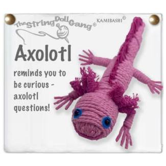 Thailand String Doll Keychain - Axolotl