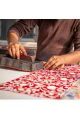 India Floral Blooms Tablecloth - Red (60x90), India