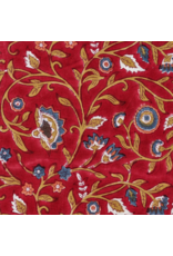 India Floral Blooms Tablecloth - Red (60x90), India