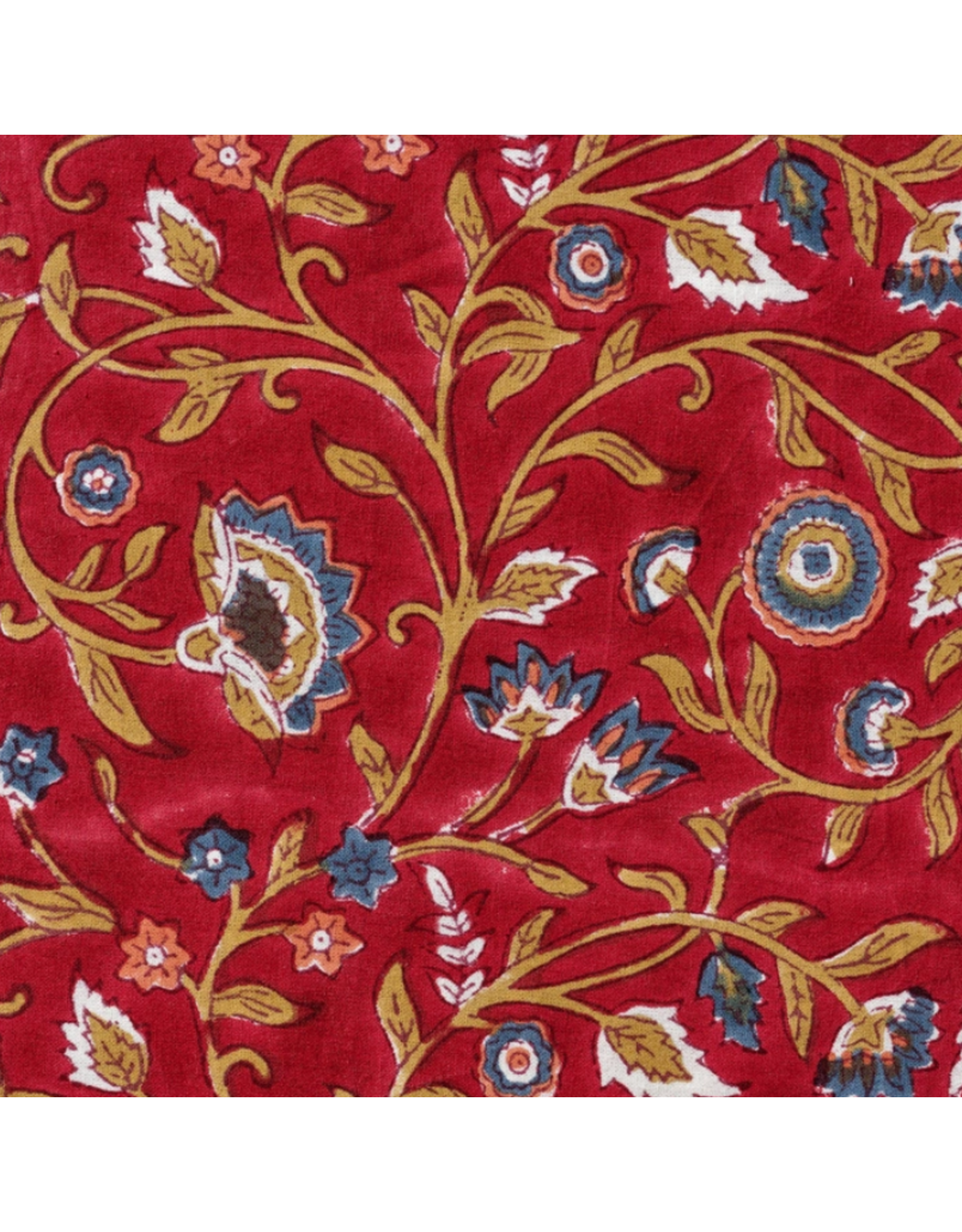 India Floral Blooms Tablecloth - Red (60x90), India