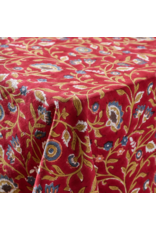 India Floral Blooms Tablecloth - Red (60" square), India