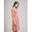 Callie Wrap Dress in Matisse Vermillion