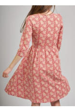 India Callie Wrap Dress in Matisse Vermillion, India