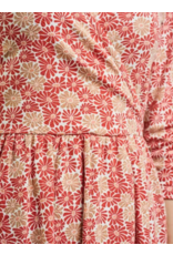 India Callie Wrap Dress in Matisse Vermillion, India