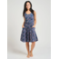 India Asheville Dress in Fox Field Blue