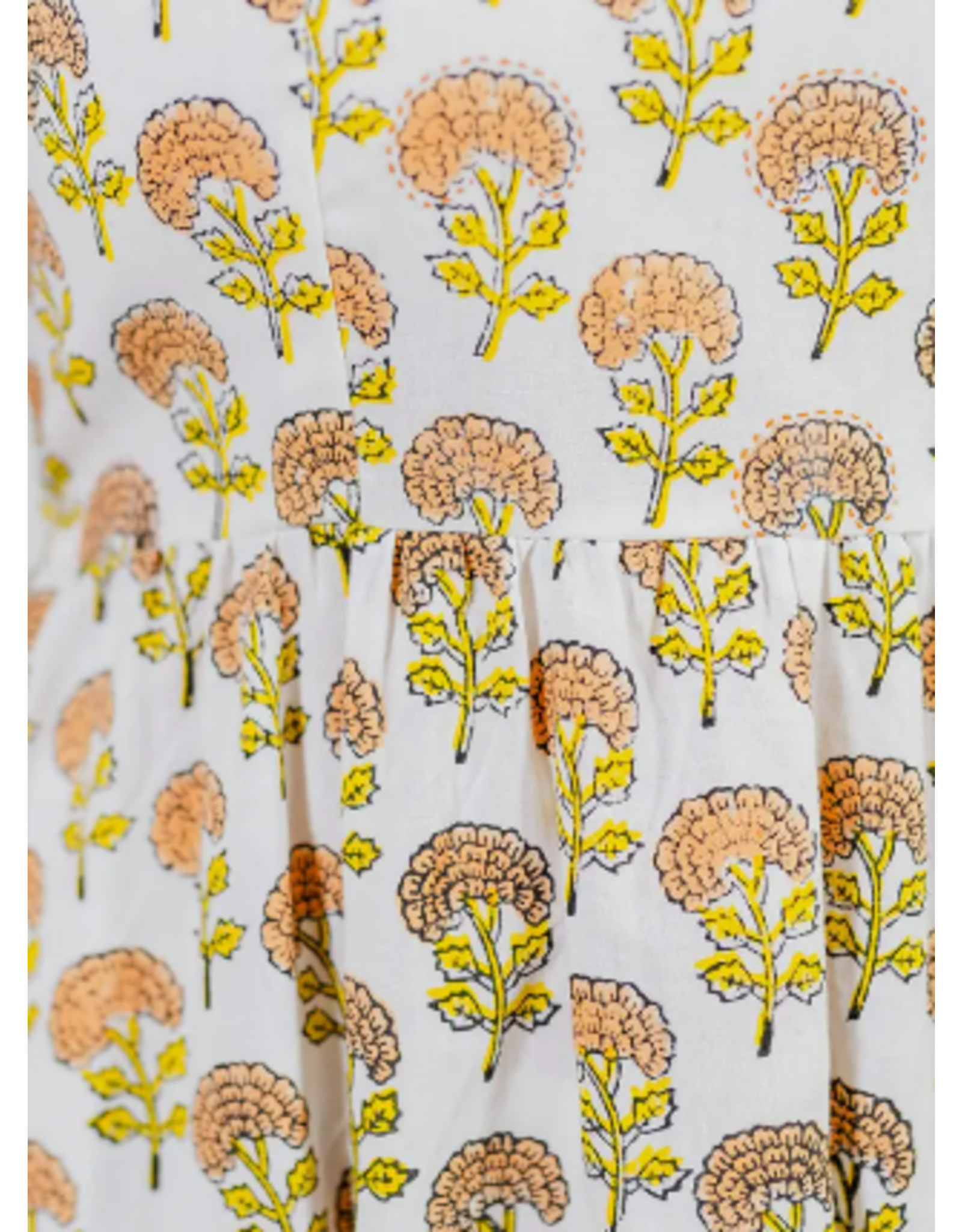 India Sydney Sleeveless Dress in Marigold, India