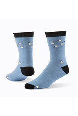 Argentina Wool Snuggle Socks - Penguin/Blue