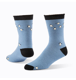 Argentina Wool Snuggle Socks - Penguin/Blue