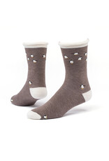 Argentina Wool Snuggle Socks - Penguin/Taupe