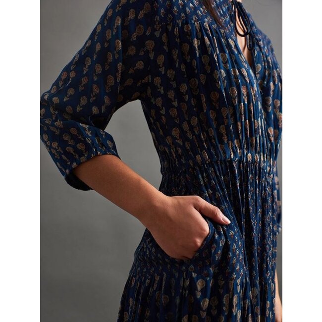 Adriana Dress in Midnight Floral Mix